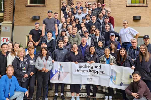 colleagues from the Avison Young Vancouver office during the 2023 Day of Giving